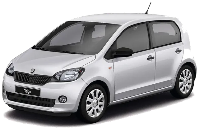 Skoda Citigo automatic, small hire car in Kos